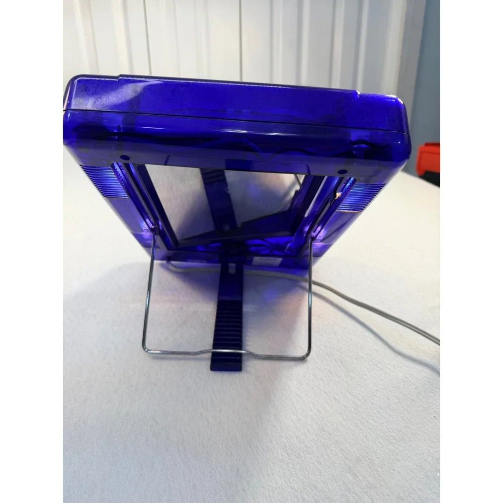 Conair Lighted Makeup Mirror Translucent Blue Y2K 4 Settings Day Office Home